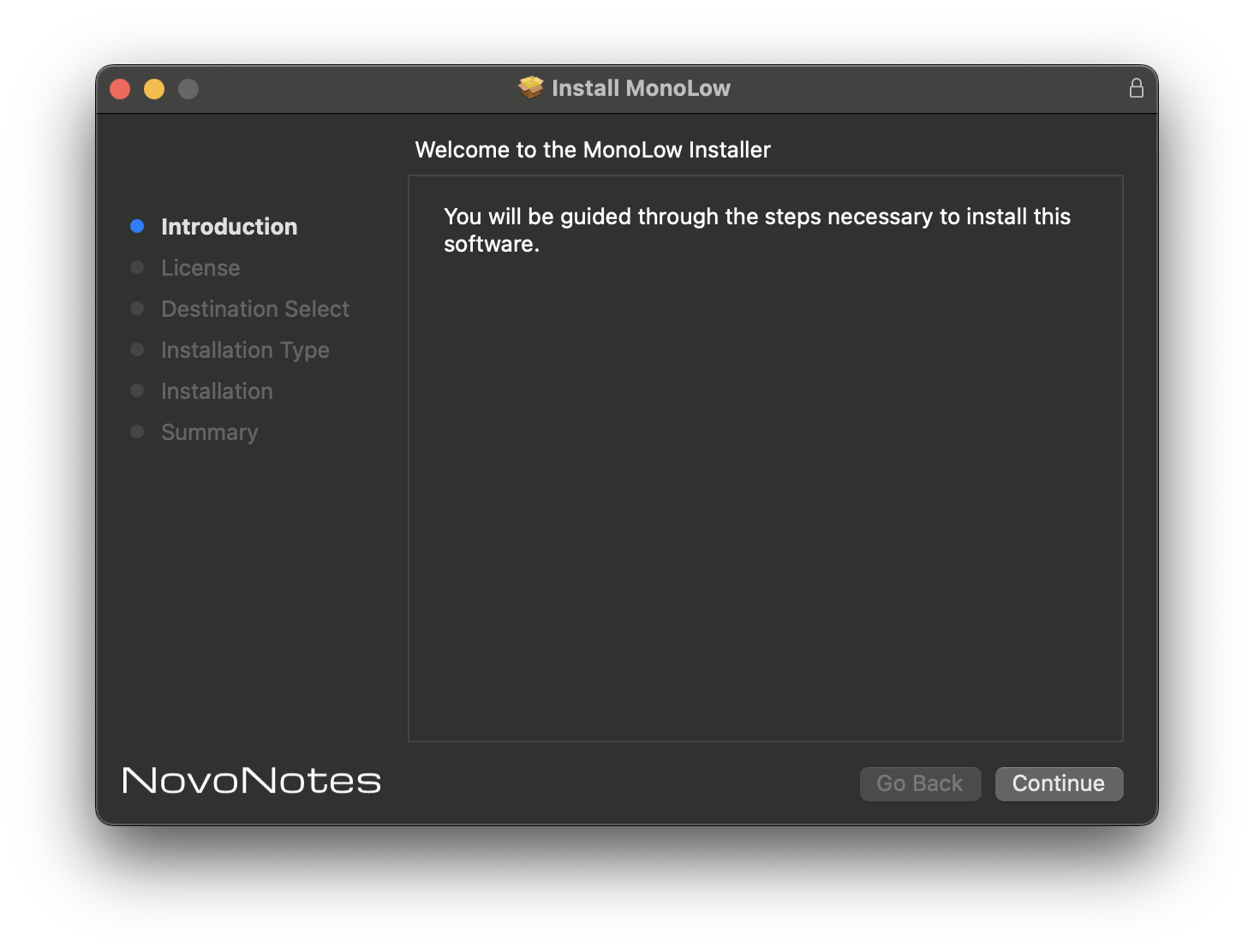 MonoLow installer